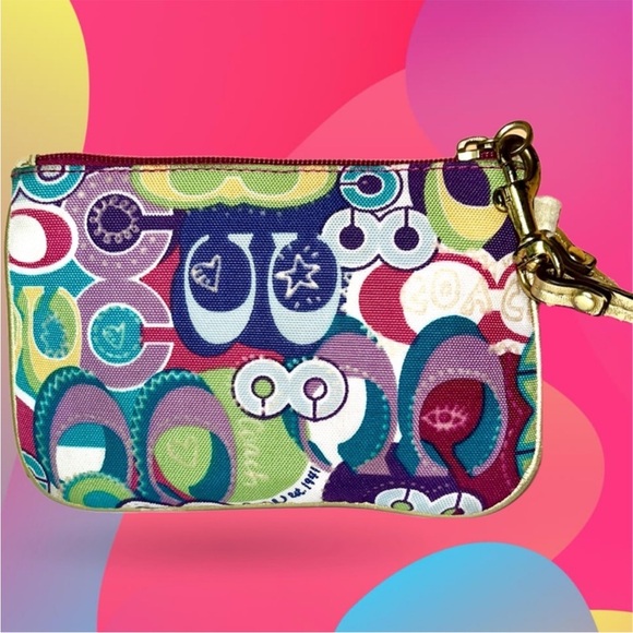Coach poppy Multicolor Wristlet - Picture 2 of 3